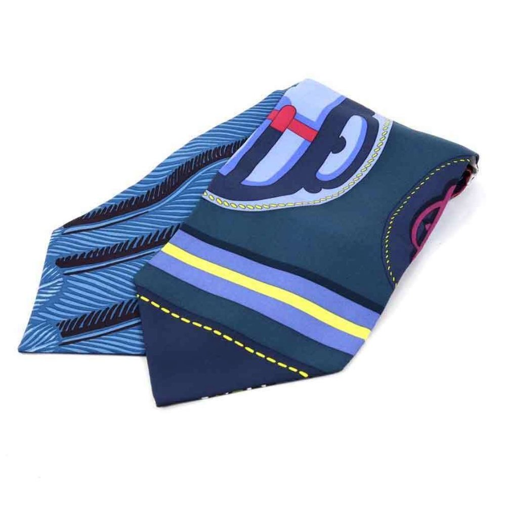 Authentic  HERMES Scarf Multicolor Silk - - Picture 5 of 10